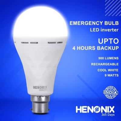 HENONIX 12 W Round B22 Inverter Bulb(White)