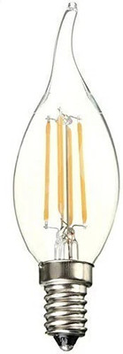 Eve Hanger 4 W Basic Candle E14 LED Bulb(Yellow)