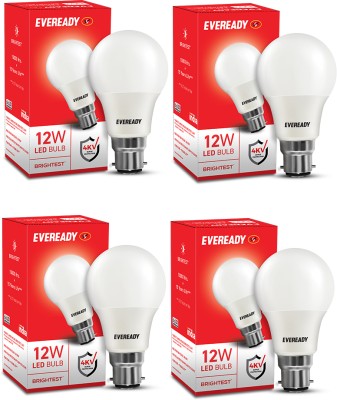 EVEREADY 12 W Standard B24 LED Bulb(White, Pack of 4)