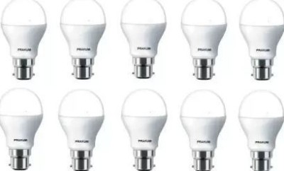 prakumi enterprises 9 W Arbitrary B22 LED Bulb(White, Pack of 10)