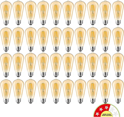 Eve Hanger 4 W Basic Arbitrary E27 LED Bulb(Yellow, Pack of 40)