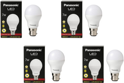 Panasonic 7 W Basic Standard B22 LED Bulb(White)