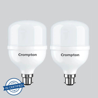 Crompton 50 W Basic Standard B22 LED Bulb(White, Pack of 2)