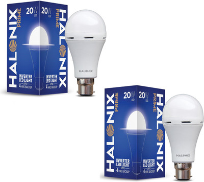 HALONIX 20 W Inverter Standard B22 Inverter Bulb(White, Pack of 2)