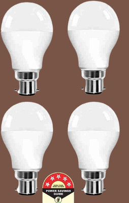 Dunagiri 9 W Basic Round B22 D LED Bulb(White, Pack of 4)