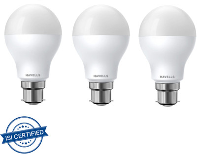 HAVELLS 7 W Basic Round B22 LED Bulb(White, Pack of 3)