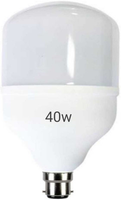 MOON & SUN 40 W Basic Round B22 LED Bulb(White)