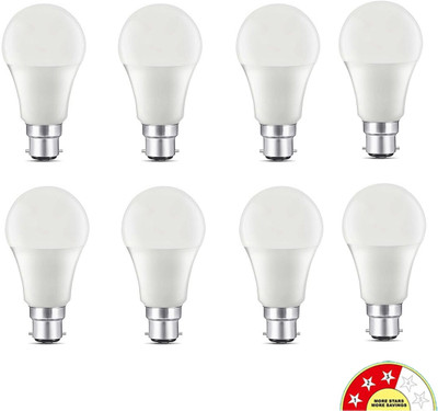 Eve Hanger 15 W Basic Arbitrary B22 LED Bulb(White, Pack of 8)