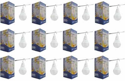 REMEN 4 W Standard B22 LED Bulb(White, Pack of 12)