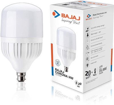 BAJAJ 20 W Basic Standard B22 LED Bulb(White)