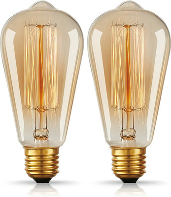 Svah 4 W Basic Decorative E27 LED Bulb(Gold, Pack of 2)