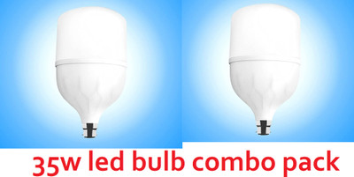 Dunagiri 35 W, 35 W Basic Standard B22 LED Bulb(White, Pack of 2)
