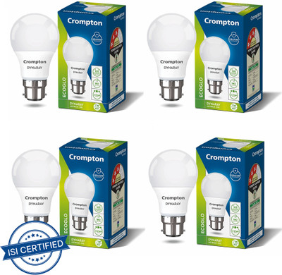 Crompton 7 W Basic Standard B22 LED Bulb(White, Pack of 4)