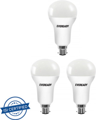 EVEREADY 20 W Basic Standard B22 LED Bulb(White, Pack of 3)