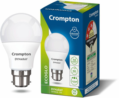 Crompton 7 W Basic Standard B22 LED Bulb(White)