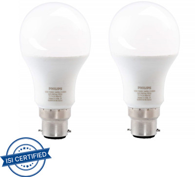 PHILIPS 16 W Basic Round B22 LED Bulb(White, Pack of 2)