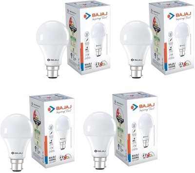 BAJAJ 7 W Standard B22 LED Bulb(White, Pack of 4)