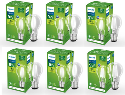 PHILIPS 9 W Basic Standard B22 LED Bulb(White, Pack of 6)