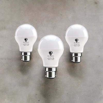 mg lights 5 W Basic Arbitrary B22 LED Bulb(White, Pack of 3)
