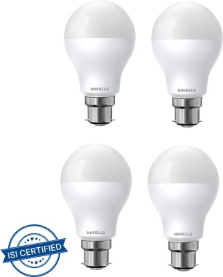 HAVELLS 7 W Basic Round B22 LED Bulb(White, Pack of 4)