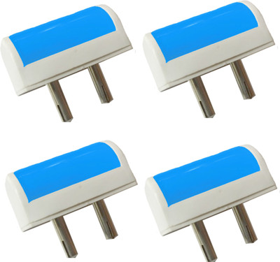 Imperial 0.5 W Eye Safety Compliance Decorative 2 Pin, Plug & Play LED Bulb(Blue, Pack of 4)