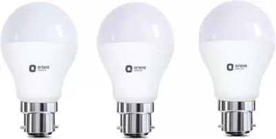 Orient Electric 9 W Round B22 LED Bulb(White, Pack of 3)