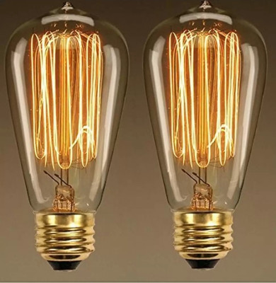 jency Innovate 4 W Basic Standard E27 LED Bulb(Yellow, Pack of 2)