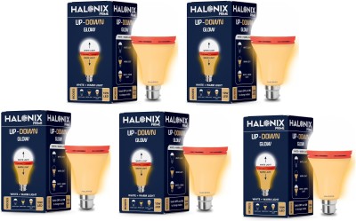 HALONIX 10 W Decorative B22 LED Bulb(Yellow, White, Pack of 5)