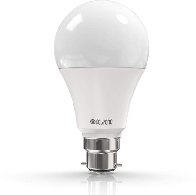 Polycab 12 W Standard B22 D LED Bulb(White, Pack of 2)