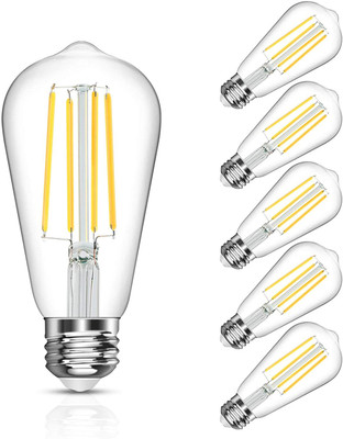 ayriv 4 W Basic Capsule E27 Flouroscent Bulb(Yellow, Pack of 6)