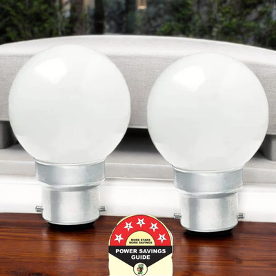 Dunagiri 0 W Basic Standard B22 LED Bulb(White, Pack of 2)
