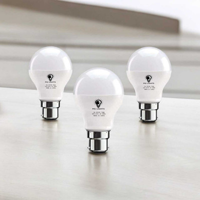mg lights 5 W Basic Arbitrary B22 LED Bulb(White, Pack of 3)