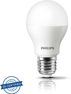 PHILIPS 4 W Basic Standard E27 LED Bulb(Yellow)