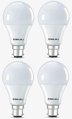 BAJAJ 9 W Motion Sensor Standard B22 LED Bulb(White, Pack of 4)