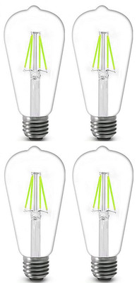 ayriv 4 W Basic Capsule E27 Flouroscent Bulb(Green, Pack of 4)