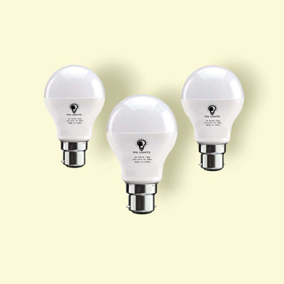 mg lights 5 W Basic Arbitrary B22 LED Bulb(White, Pack of 3)