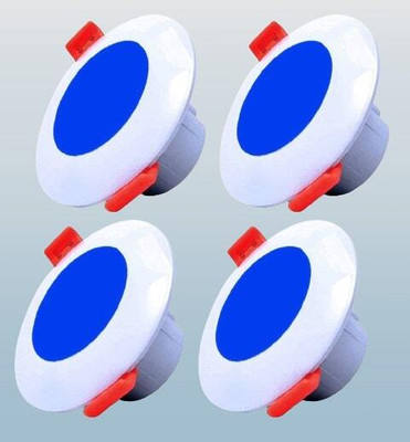 mg lights 5 W Basic Round 2 Pin LED Bulb(Blue, Pack of 4)