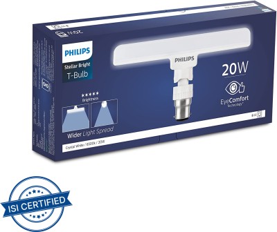 PHILIPS 20 W T-Bulb B22 LED Bulb(White)