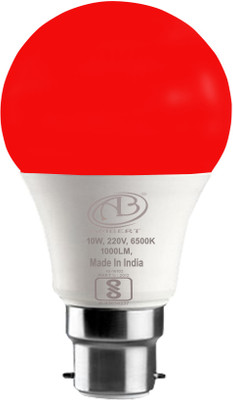 ambert 10 W Eye Safety Compliance Globe B22 LED Bulb(Red)