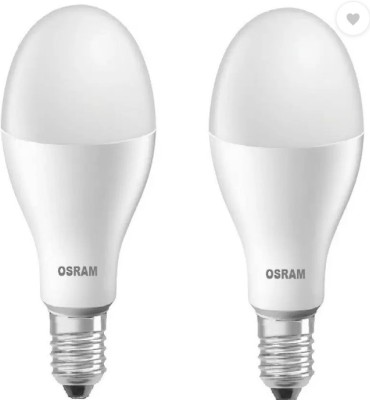 OSRAM 18 W Round E27 LED Bulb(Yellow, Pack of 2)