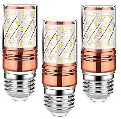 spark world 12 W Basic Tube E27 LED Bulb(White, Pack of 3)