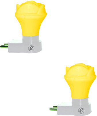 Imperial 0.5 W Eye Safety Compliance Decorative 2 Pin, Plug & Play LED Bulb(Yellow, Pack of 2)