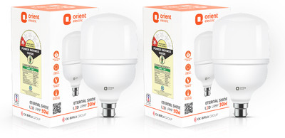Orient Electric 30 W Basic Round B22 LED Bulb(White, Pack of 2)
