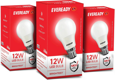 Eveready 12W LED Bulb(White, Pack of 3)