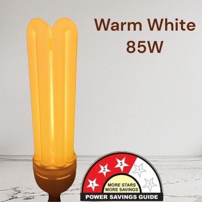 skybright 85 W Basic U-Tube B22 CFL Bulb(White)