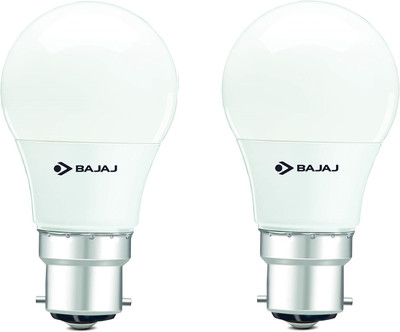 BAJAJ 3 W Basic Standard B22 LED Bulb(White, Pack of 2)