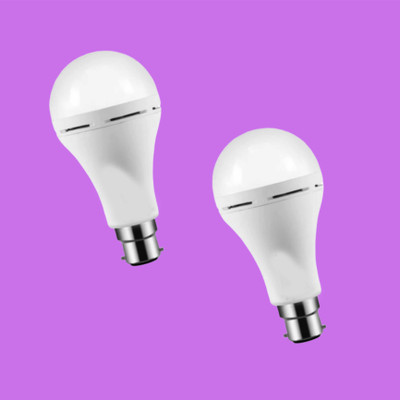 ONIEXO 12 W Inverter Round B22 Inverter Bulb(White, Pack of 2)