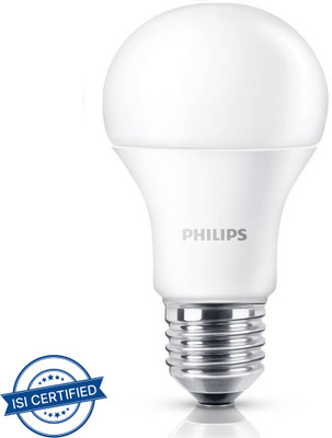 PHILIPS 4 W Basic Standard E27 LED Bulb(Yellow)
