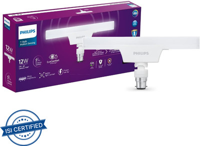 PHILIPS 12 W Motion Sensor T-Bulb B22 LED Bulb(White)
