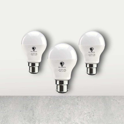 mg lights 5 W Basic Arbitrary B22 LED Bulb(White, Pack of 3)